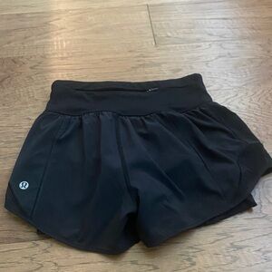 lululemon athletica Women's Black Athletic Shorts